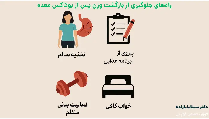 راه های جلوگیری از بازگشت وزن پس از بوتاکس معده