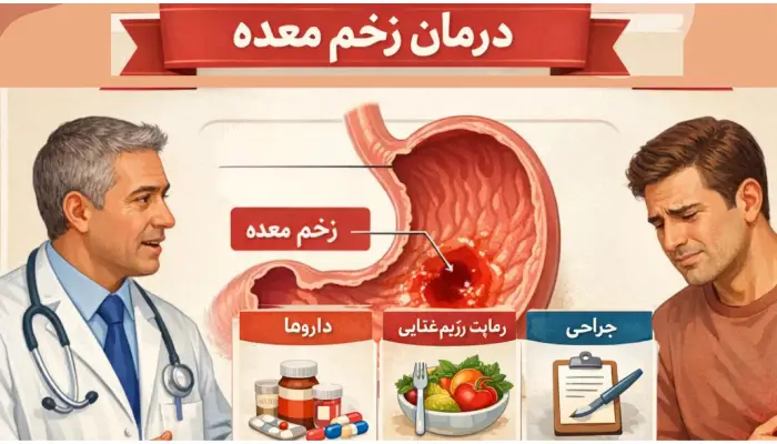 درمان زخم معده